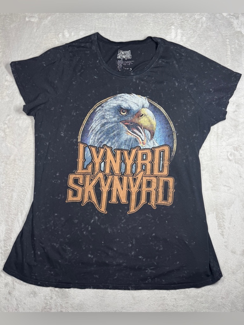 Lynyrd Skynyrd Eagle Band Tee Short Sleeve Splatter Cotton T-Shirt Size 3X